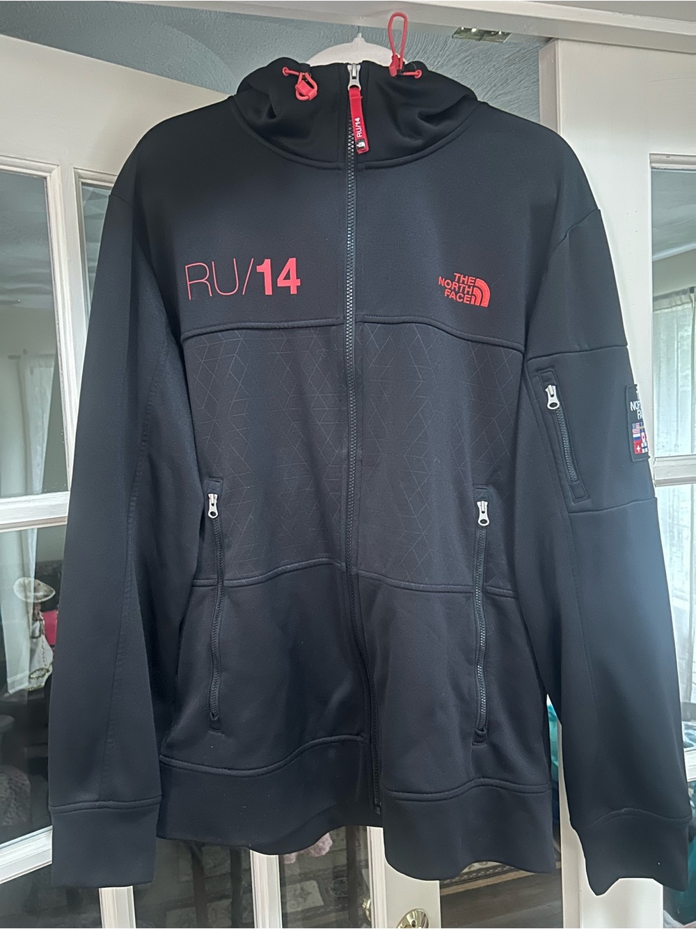 The North Face Black Hooded Zip Jacket
